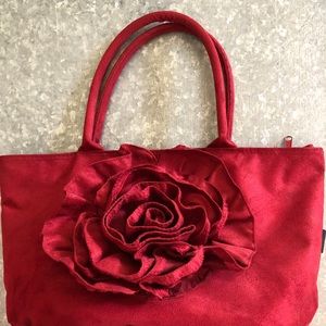 Murval Red Rosette Purse!